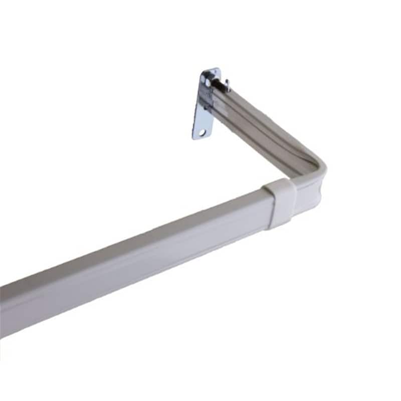 3 Inch Clearance Curtain Rod - 48 to 84 Inch Adjustable Rod - Drapery Hardware for Living Room & Bedroom