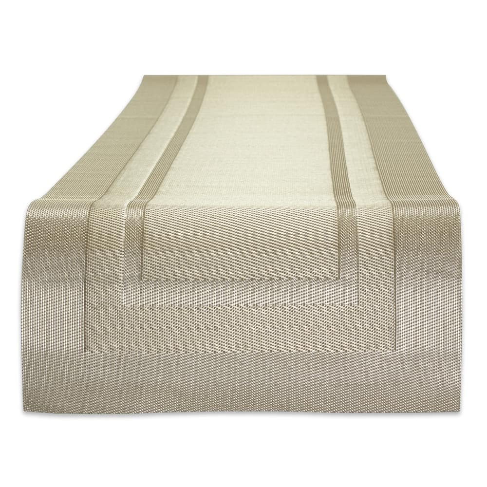 Design Imports PVC Doubleframe Table Runner (0.25 inches high x 14 inches wide x 72 inches deep) - 72"x14"
