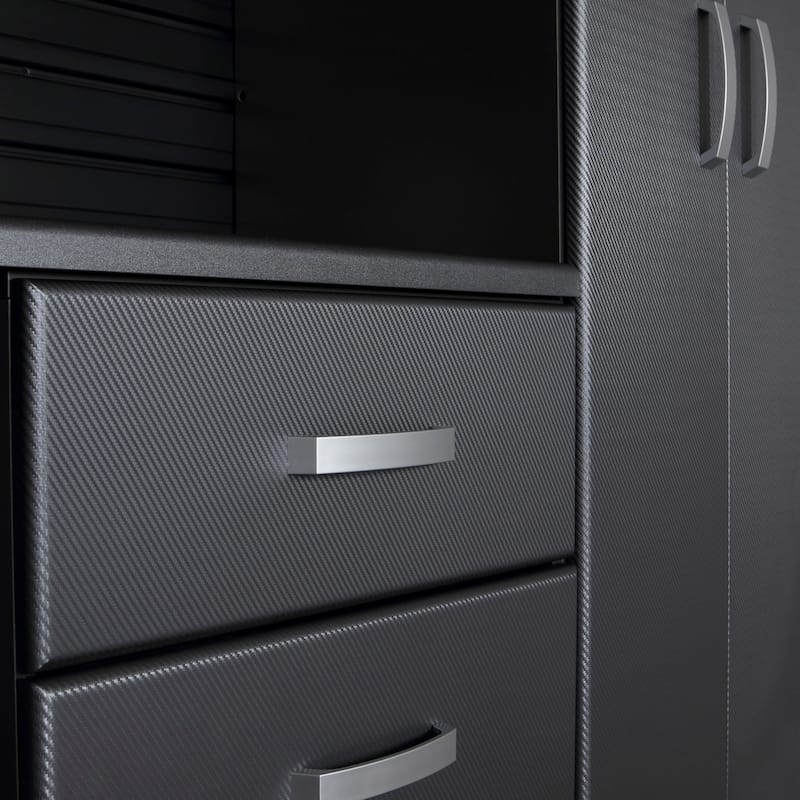 Flow Wall 24 Piece PVC Indoor Deluxe Cabinet Storage Set