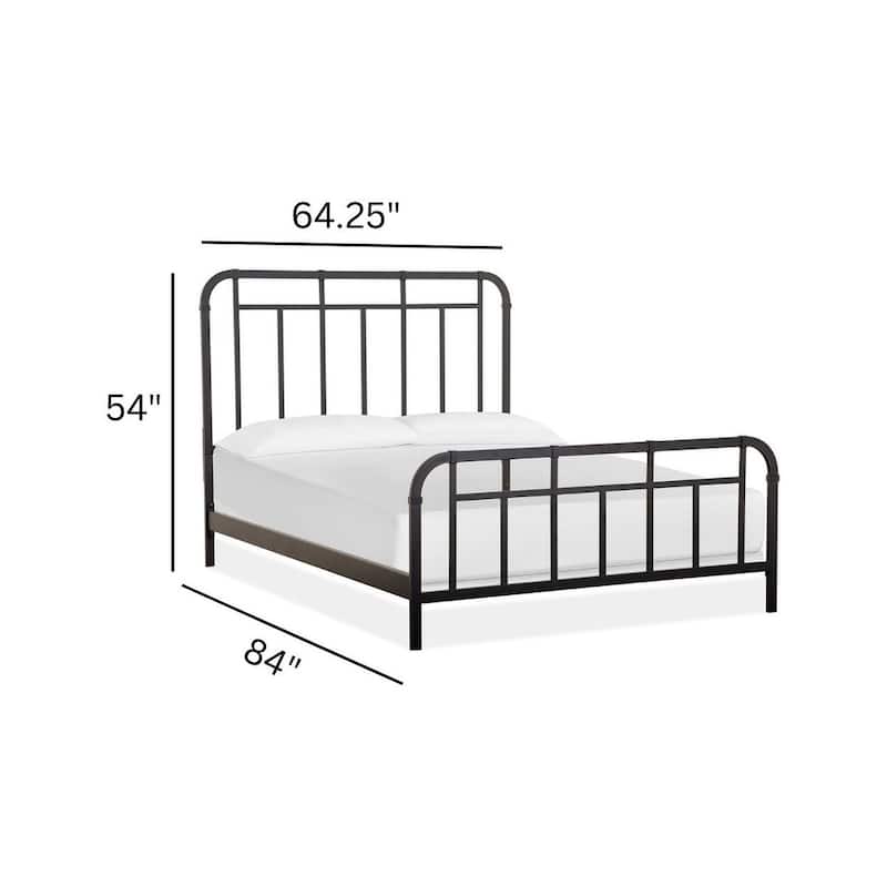 Magnussen Home Harper Springs Forged Iron Metal Bed