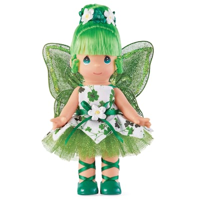 Precious Moments St. Patrick's Day Tinkerbell Doll - 4.75 x 3 x 8