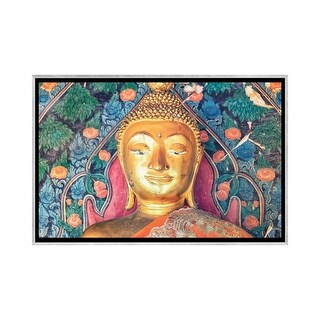 iCanvas "Buddha Head" by Manjik Pictures Framed