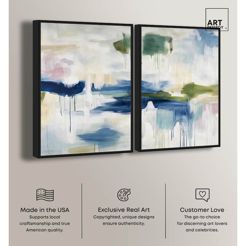 Kairos I Canvas Set of 2 by Art Remedy