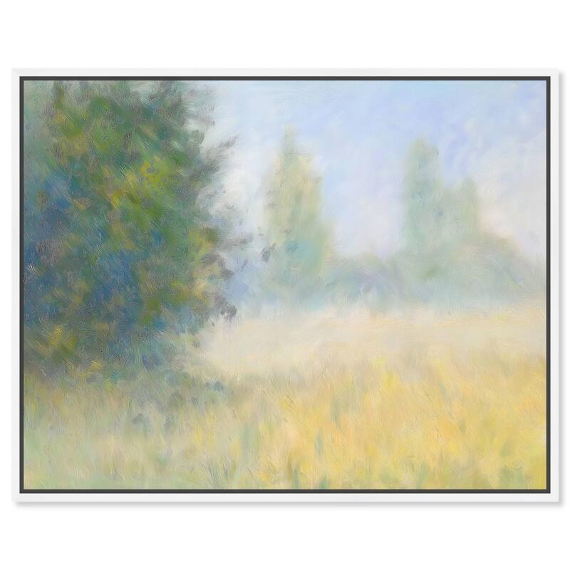 Faded Horizon II Canvas by Art Remedy - White - 30" x 24"