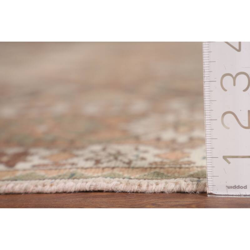 Garden Design Bakhtiari Persian Vintage Rug Hand-Knotted Wool Carpet - 6'10"x 9'10"