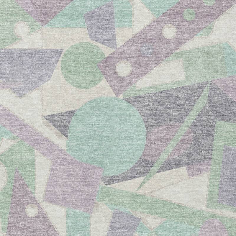 HomeRoots Geometric Modern Rectangle Outdoor Rug