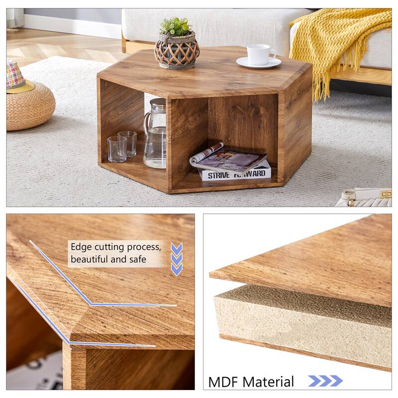 Modern Hexagonal Coffee Table