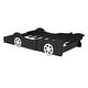 preview thumbnail 6 of 10, Twin Race Car Bed with Rails & Wood Construction - Fun for Kids