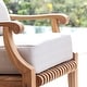 preview thumbnail 6 of 6, Cambridge Casual Chara Teak Patio Lounge Chair with Cushion