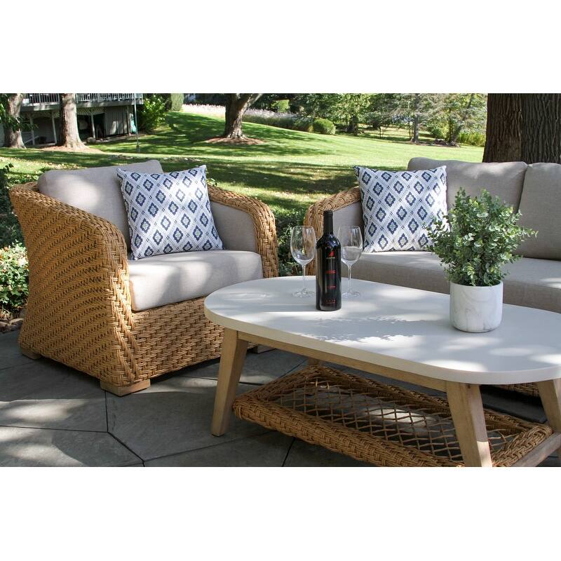 16" x 16" Indoor/Outdoor Throw Pillow, Set of 2 - N/A