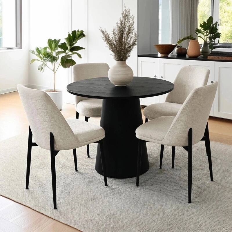Upholstered Back Dining Chair (Set Of 4)