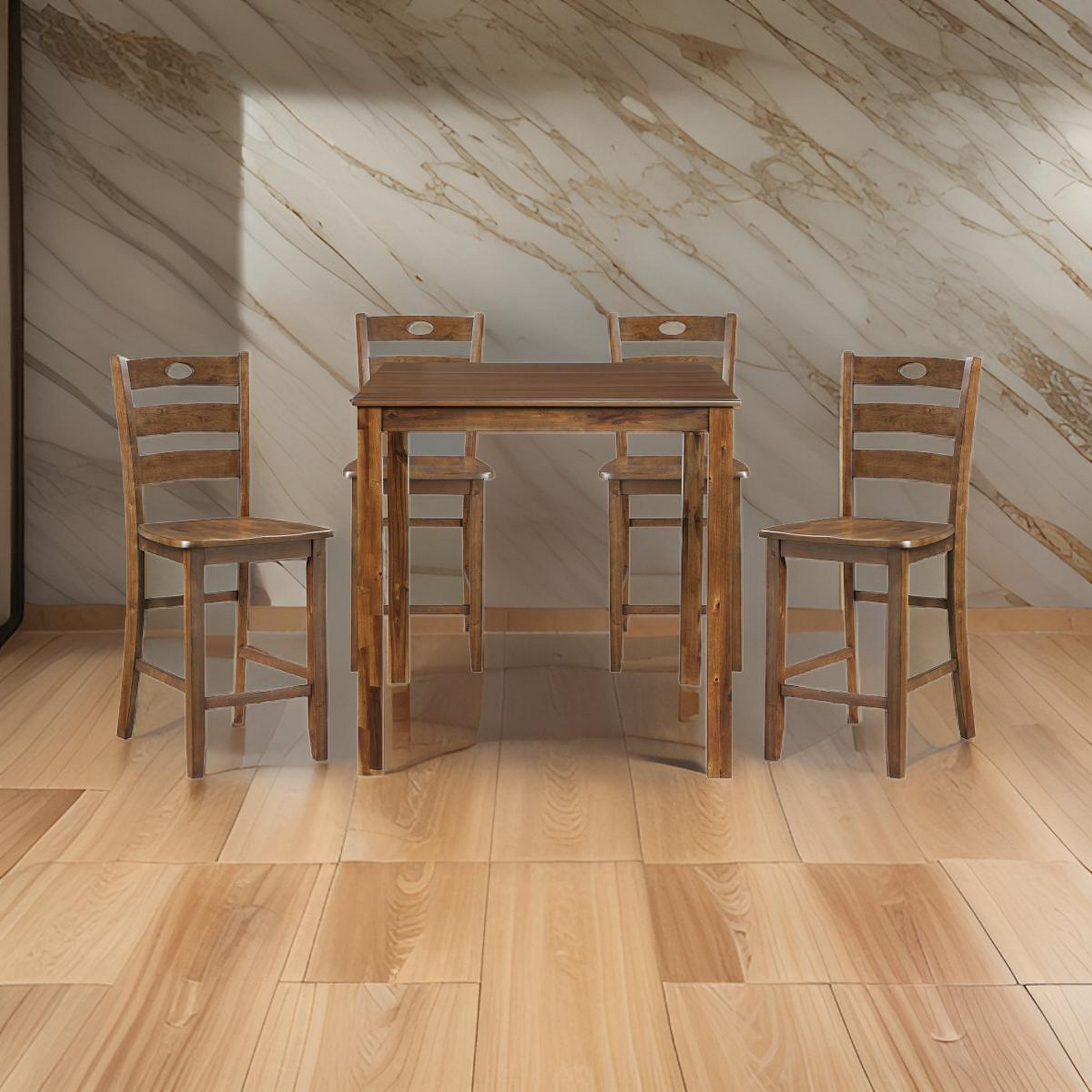 Square Acacia 3 and 4 Legs Dining Sets Bed Bath Beyond