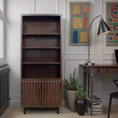 Bridgevine Home Radiance 78 inch High Bookcase Pier, No Assembly Required