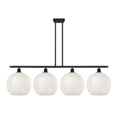 Innovations Lighting 516-4I-14-51-White Mouchette-Indoor Pendant White