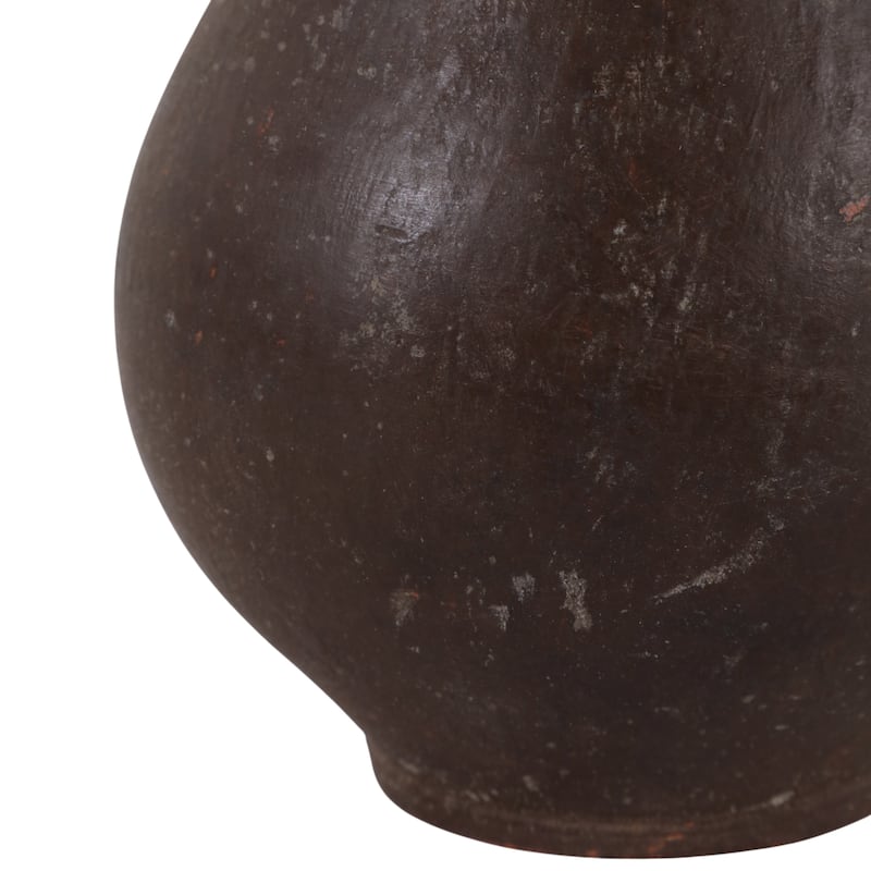 Rustic Pottery Table Jug Vase with Handles - 8"
