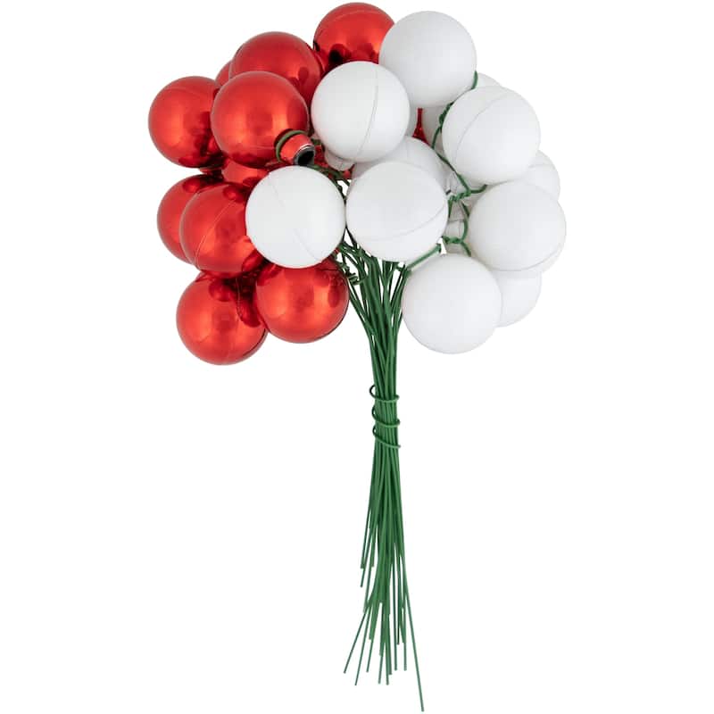 6.75" Shiny Shatterproof Ball Christmas Pick