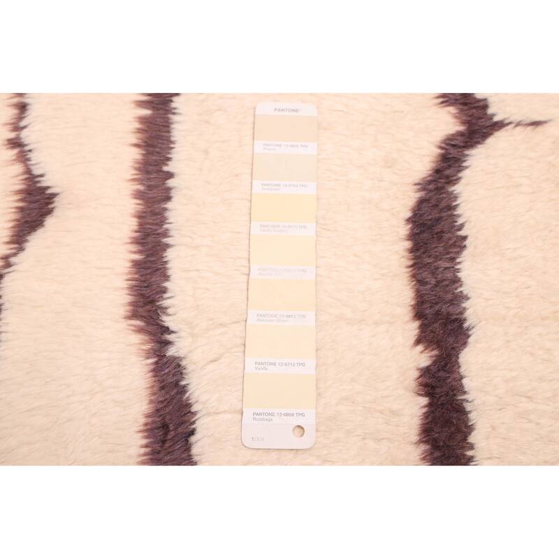 ECARPETGALLERY Hand-knotted Pak Finest Marrakesh Cream Wool Rug - 4'1 x 6'1