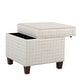 preview thumbnail 14 of 23, Carson Carrington Birkerod Square Lift-off Storage Ottoman
