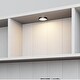 preview thumbnail 7 of 7, White Twin Size Platform Bed Frame with Bookcase, Built-in Night Light and 2 Drawers