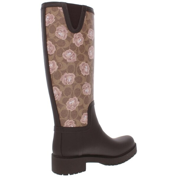 coach floral boots