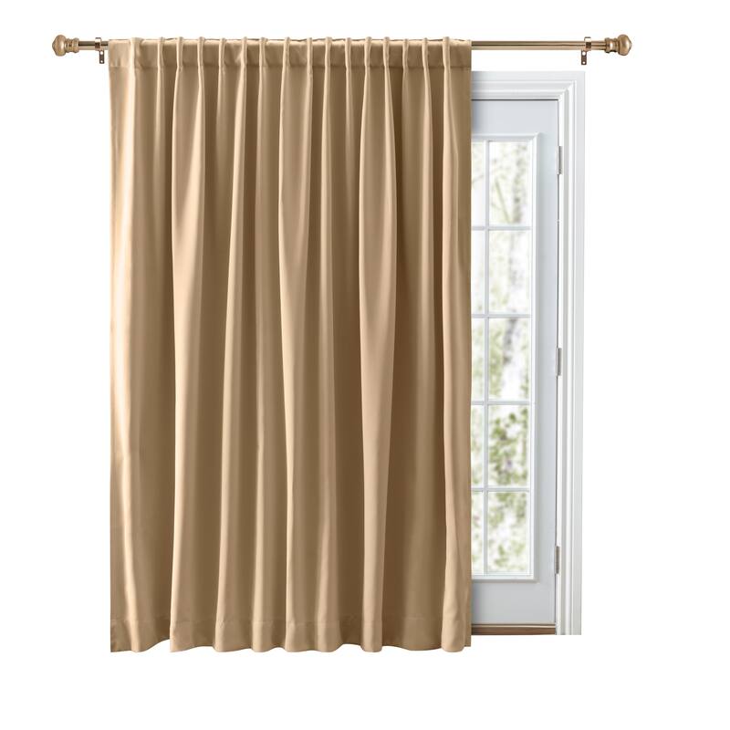 Gorgeous Ultimate BlackOut 2-Way Pocket Double Wide Curtain Panel