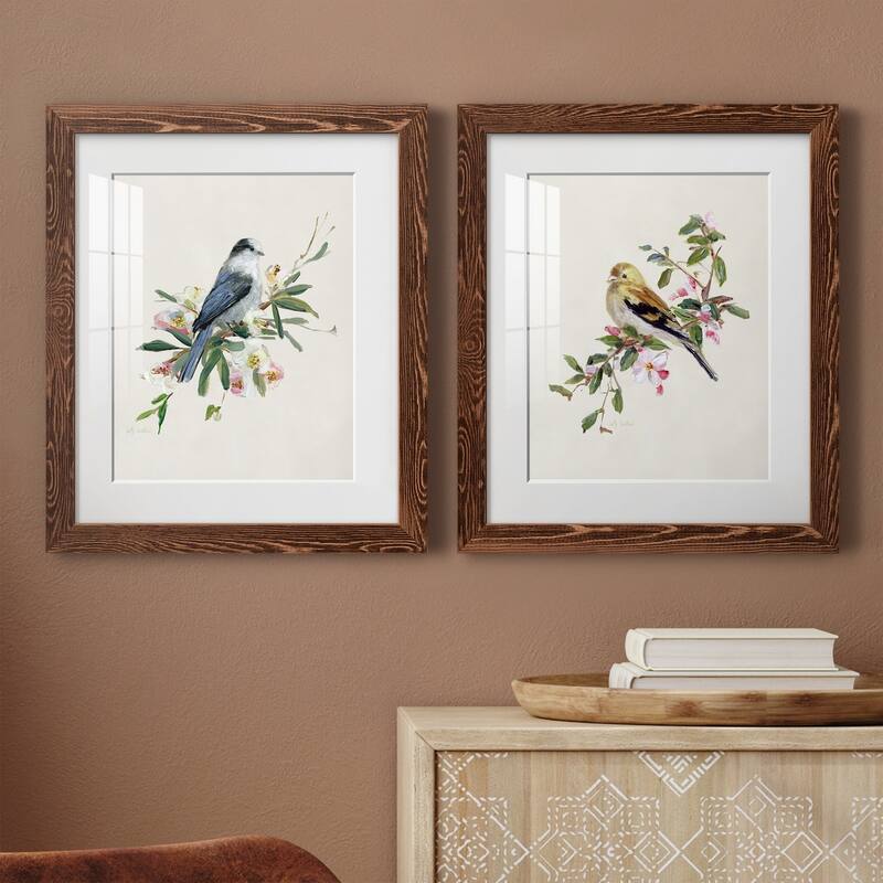 Spring Song Gray Jay-Premium Framed Print - Ready to Hang