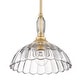 preview thumbnail 6 of 8, Golden Lighting 6952-M CLR Audra 12" Wide Pendant