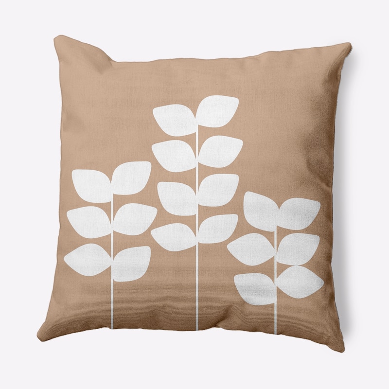 Simple Stems Indoor/Outdoor Throw Pillow - 18" x 18" - Basswood