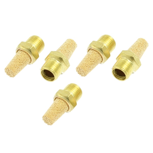 5 x Pneumatic 1/8" PT Male Thread Noise Reducer Exhaust Silencer Muffler