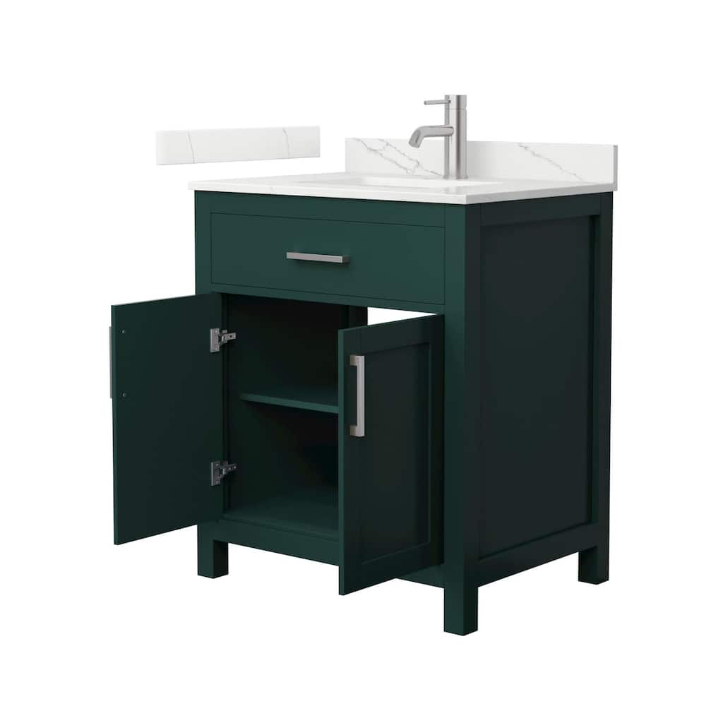 Wyndham Collection WCG2424-30S-QTZ-UNSMXX Beckett 30" Free Standing