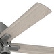 preview thumbnail 20 of 32, Hunter 52" Hartland Low Profile Ceiling Fan with LED Light and Pull Chain - Farmhouse, Rustic Transitional