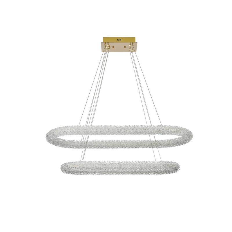 Indigo Home 42 inch Adjustable LED Chandelier