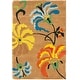 preview thumbnail 9 of 19, SAFAVIEH Handmade Soho Marusja Floral N.Z. Wool Rug 2' x 3' - Brown/Multi - Rectangle