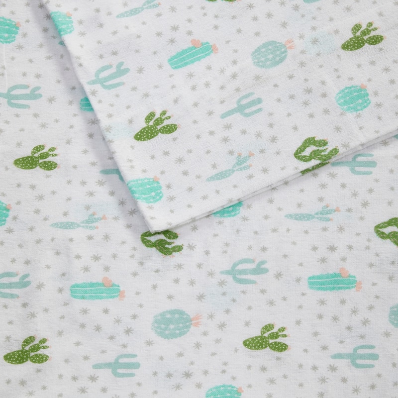 Intelligent Design Cozy Soft Cotton Flannel Printed Sheet Set