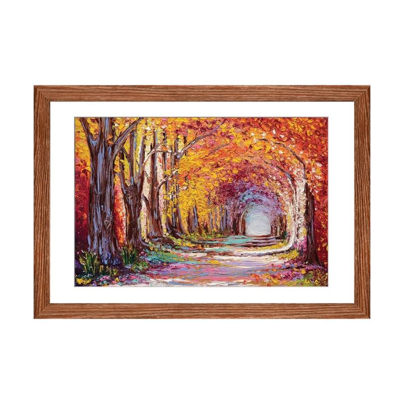 iCanvas "Into The Woods II" by Kimberly Adams - Walnut - 24x32x1