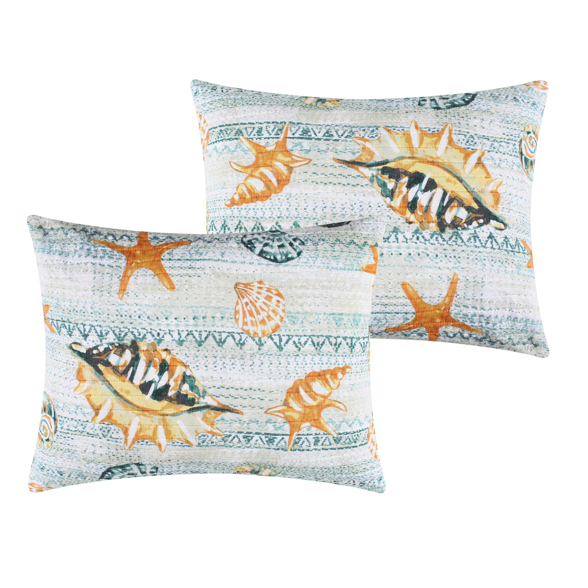 Beachy pillow best sale shams