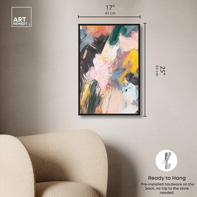 Chromatic Surge II Canvas by Art Remedy