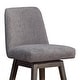 preview thumbnail 71 of 176, Amalie Upholstered Bar Stool, Swivel Counter Height Stool with Solid Wood Frame