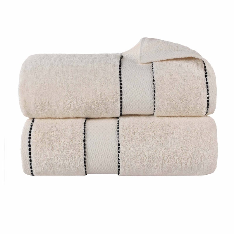 Superior Niles Cotton Ultra-Plush Absorbent Bath Sheets, Set of 2