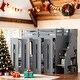 preview thumbnail 1 of 32, Twin Size Modern Loft Bed with Two-Tone Storage Stairs and Large Pull-Out Wardrobes,Muti-Functional Loft Bed Gray