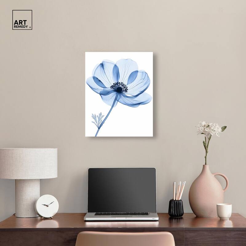Floral Radiograph Canvas by Art Remedy, Gallery Wrapped