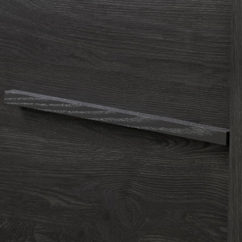 6-Drawer Gray Oak Dresser with Contemporary Hardware and Large Capacity Storage for Clothes and Linens