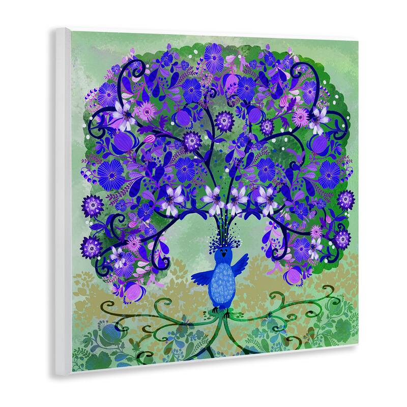 Stupell Tree Blooming From Bird Wall Plaque Art Design By Kay Widdowson