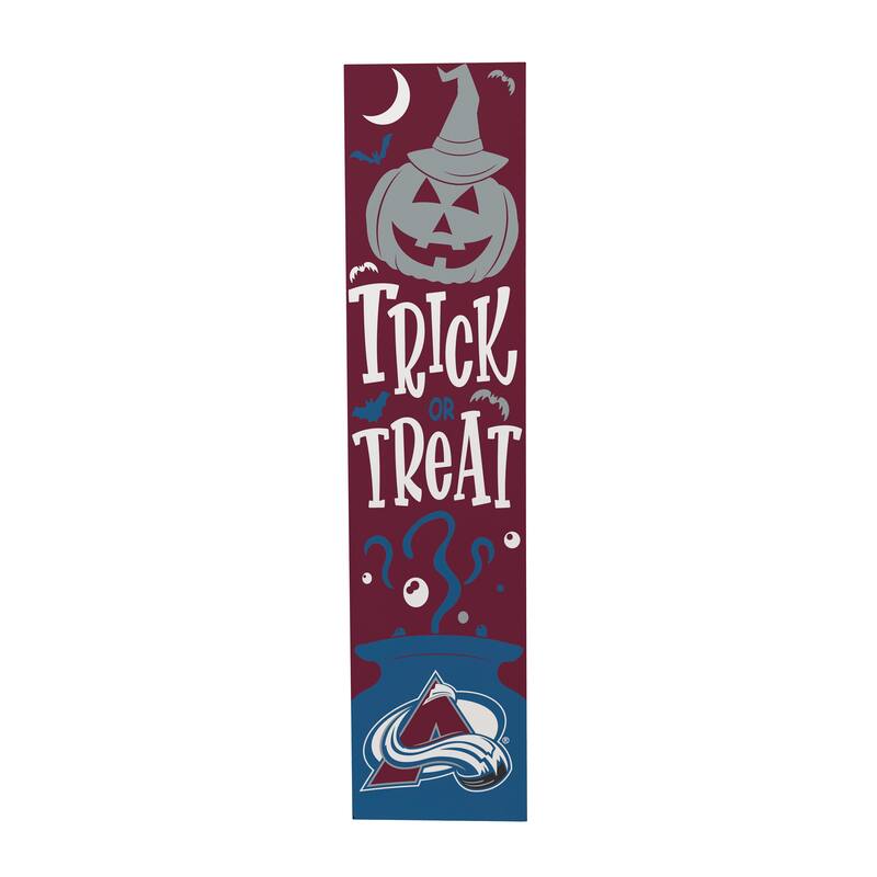 47" Double Sided Seasonal Porch Leaner, Colorado Avalanche - 47" x 11.25"