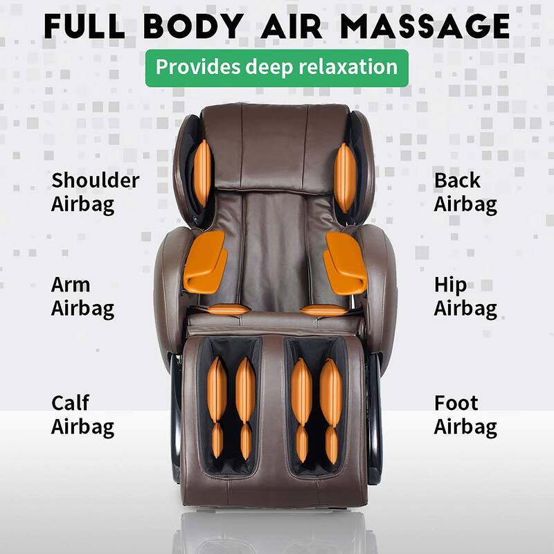 Pontious Modern Zero Gravity Massage Chair with Kneading Technique