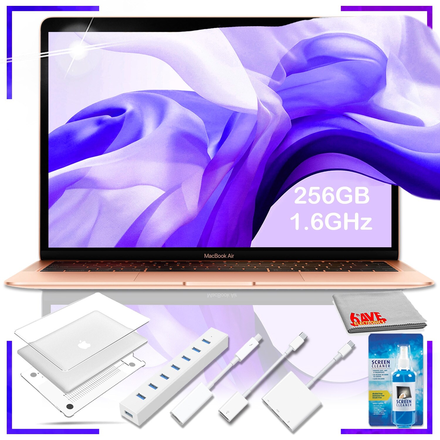 Shop Apple Macbook Air 13 Inch 1 6ghz Intel Core I5 256gb Bundle
