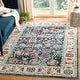 preview thumbnail 2 of 48, SAFAVIEH Savannah Wenda Boho Oriental Polyester Rug 10' x 14' - Navy/Blue - Rectangle