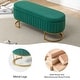 preview thumbnail 97 of 120, Velvet Storage Bench for Bedroom