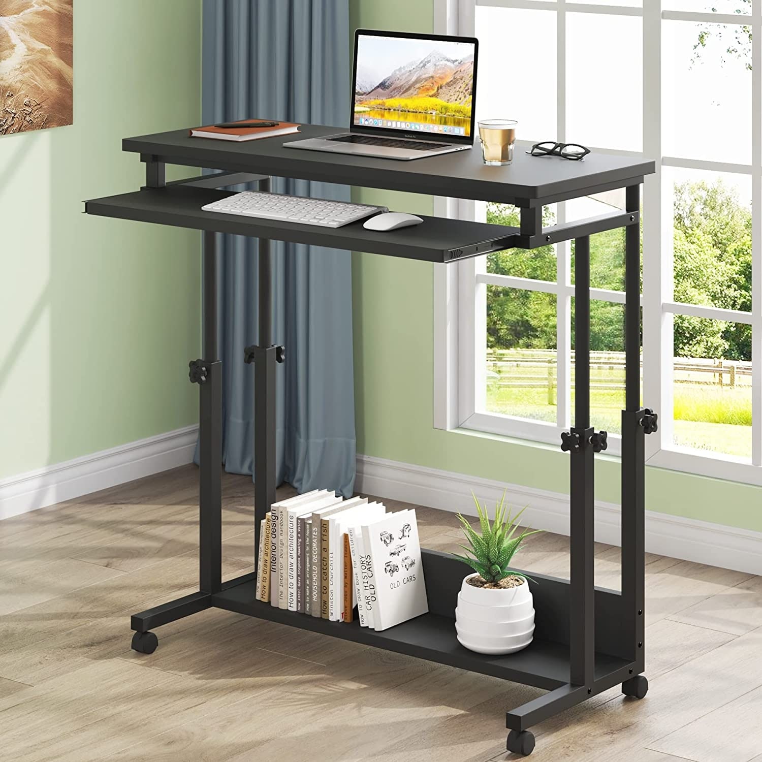 Portable Laptop Desk for Sofa and Bed Height Adjustable Small