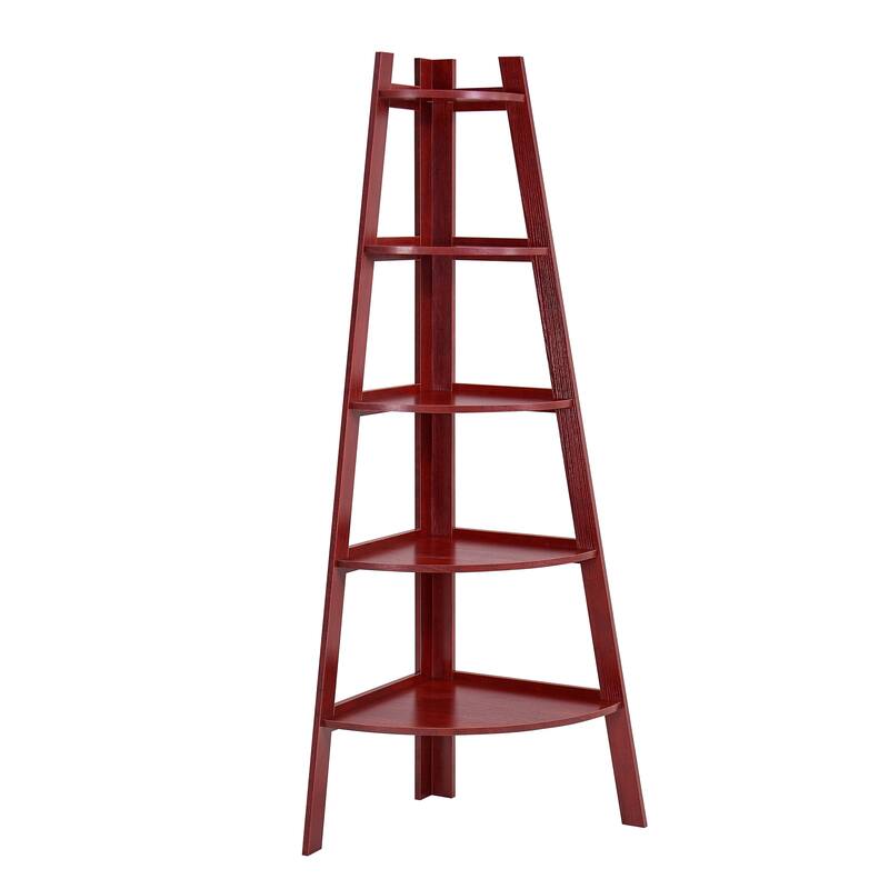 Danya B. 5-Tier Corner Ladder Display Bookshelf